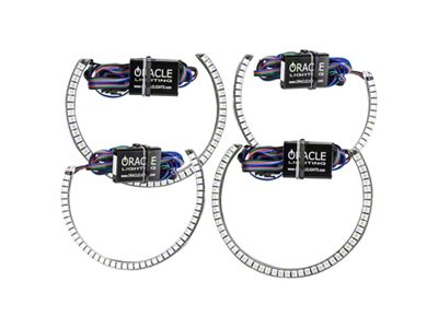 Oracle Dodge Challenger 15-21 LED Waterproof Halo Kit - ColorSHIFT - 3990-334