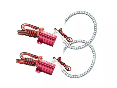 Oracle Dodge Charger 15-21 LED Projector Halo Kit - White - 3944-001