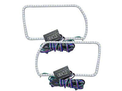 Oracle Dodge Ram 09-13 LED Fog Halo Kit - ColorSHIFT - 1165-333