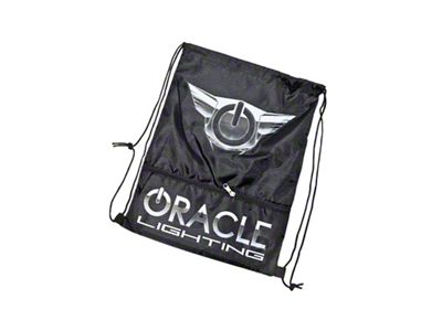 Oracle Draw String Bag - Black/Silver SEE WARRANTY - 8047-504