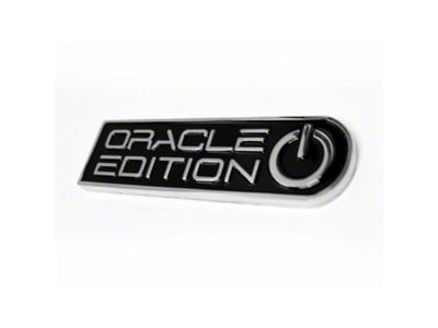 Oracle Edition Badge - Left/Driver - Black/White SEE WARRANTY - 8030-504
