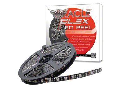 Oracle Exterior Black Flex LED Spool - White SEE WARRANTY - 4223-001