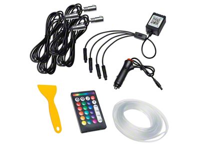 Oracle Fiber Optic LED Interior Kit - ColorSHIFT 4PCS - 4233-333-4