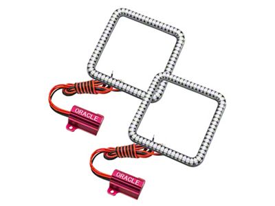 Oracle Ford F-250/350 05-07 LED Fog Halo Kit - White - 1241-001