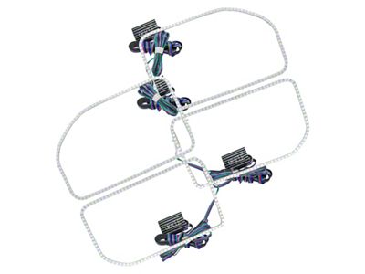 Oracle Ford F250/350 11-16 Halo Kit Square Ring Design - 2383-334