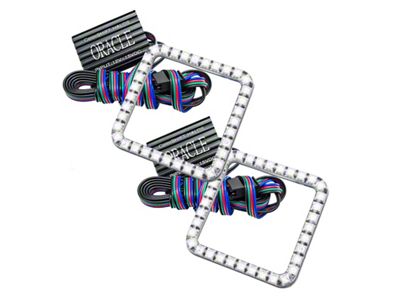 Oracle Ford Ranger 06-07 LED Fog Halo Kit - ColorSHIFT - 1232-333