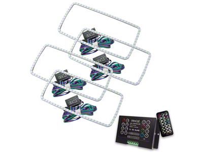 Oracle GMC Sierra 07-13 Halo Kit New Square Ring Design - 2629-333