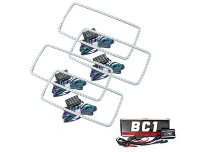 Oracle GMC Sierra 07-13 Halo Kit New Square Ring Design - 2629-335