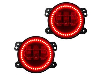 Oracle High Powered LED Fog Lights - Red SEE WARRANTY - 5775-003