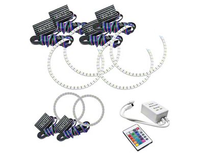 Oracle Jeep Grand Cherokee 11-13 Triple Halo Kit - ColorSHIFT - 2627-504