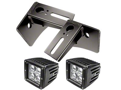 Oracle Jeep JK Lower Windshield Mount Brackets/Lights Combo SEE WARRANTY - 2142-504