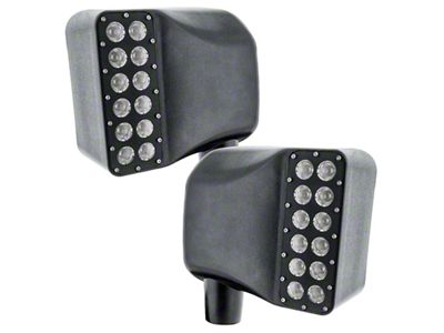 Oracle Jeep Wrangler JK Off-Road Side Mirrors - 6000K SEE - 5751-001