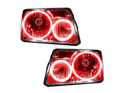 Oracle 01-11 Ford Ranger Pre-Assembled LED Halo Headlights -Red - 7052-003