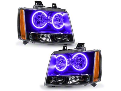 Oracle 07-14 Chevrolet Suburban Pre-Assembled LED Halo Headlights -UV/Purple - 7008-007