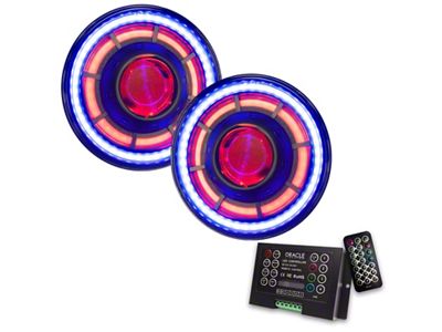 Oracle 0718 Jeep Wrangler JK Oculus 7in ColorSHIFT BiLED - 5876-333