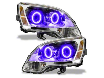 Oracle 08-12 GMC Acadia Non-HID Pre-Assembled LED Halo Headlights-UV/Purple - 7732-007