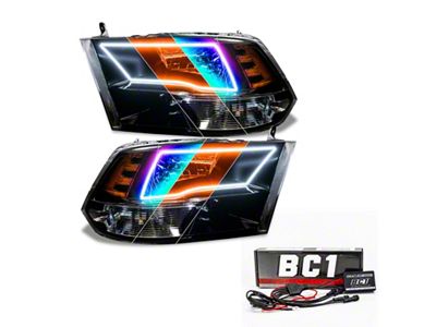 Oracle 09-18 RAM 1500 Sport Halo Headlights - Blk - 8906-335