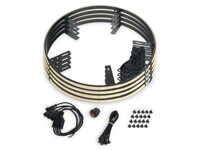 Oracle LED Illuminated Wheel Rings - 16.5in PLASMA White - 4238-051