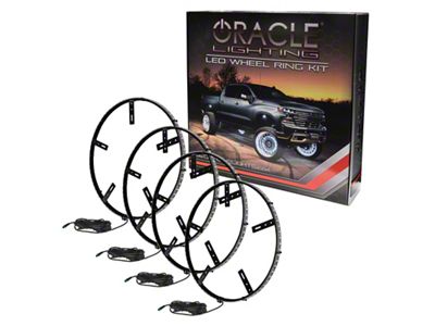 Oracle LED Illuminated Wheel Rings - ColorSHIFT RGB+W SEE - 4215-339