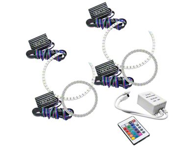 Oracle Nissan Altima Sedan 10-12 Halo Kit - ColorSHIFT w/ - 3945-504