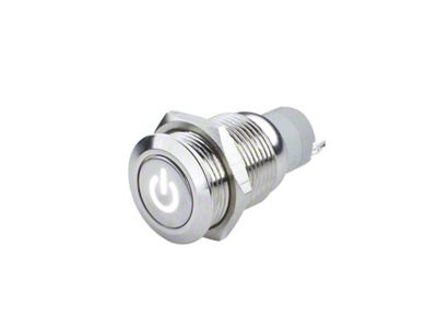 Oracle Power Symbol On/Off Flush Mount LED Switch - White - 2057-001