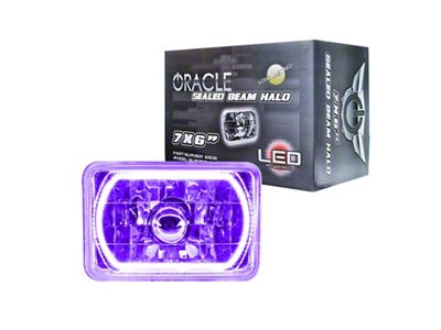 Oracle Pre-Installed Lights 7x6 IN. Sealed Beam - UV/Purple Halo - 6908-007