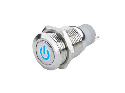 Oracle Pre-Wired Power Symbol Momentary Flush Mount LED Switch - 2050-002