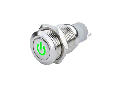 Oracle Pre-Wired Power Symbol Momentary Flush Mount LED Switch - 2050-004