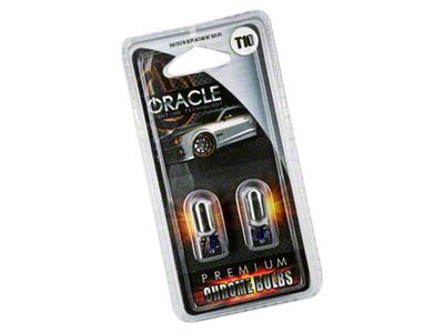 Oracle T10 Chrome Bulbs Pair - Amber SEE WARRANTY - 5502-005