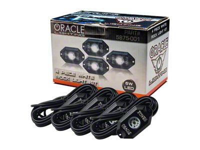 Oracle Underbody Wheel Well Rock Light Kit - White 4PCS - 5875-001