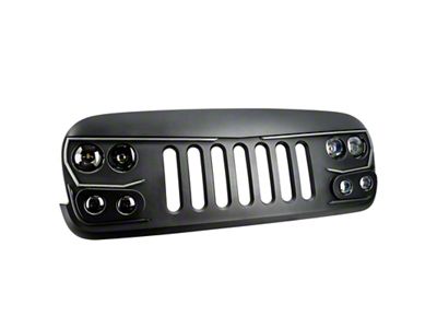 Oracle VECTOR Series Full LED Grille - Jeep Wrangler JK - 5817-PRO