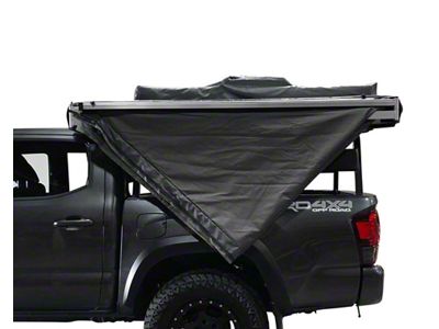 Overland Vehicle Systems HD Nomadic 270 Awning; Dark Gray with Green Trim; Driver Side (Universal; Some Adaptation May Be Required)