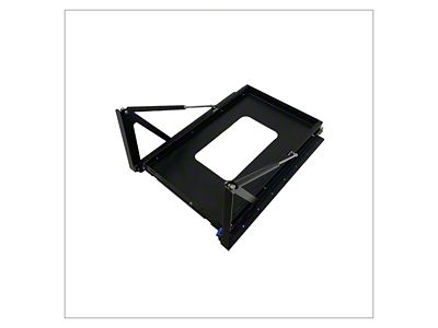 Overland Vehicle Systems Small Refrigerator Mount with Slide and Tilt Tray