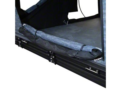Overland Vehicle Systems XD K2 Clamshell Aluminum Hard Shell Roof Top Tent; Blue and Black (Universal; Some Adaptation May Be Required)