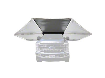 Overland Vehicle Systems HD 180 Awning Connector Piece Kit; 2-Piece Front and Rear Panels with Grommets