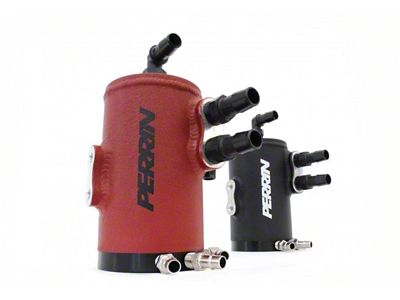 Perrin Performance 15-18 Subaru WRX Wrinkle Black Air Oil Separator Kit - PSP-ENG-609BK