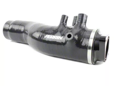 Perrin Performance 2015+ Subaru WRX Black 3in Turbo Inlet Hose w/ - PSP-INT-424BK