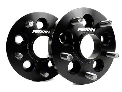 Perrin Performance Wheel Adapter 20mm Bolt-On Type 5x100 to 5x114.3 w/ - PSP-WHL-220BK