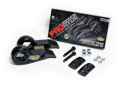 ProRYDE Patented On-Vehicle Adjustable front Lift from OEM up to 2.25 in. - 64-1400G