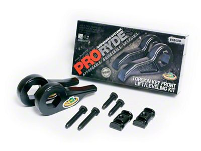 ProRYDE Patented On-Vehicle Adjustable front Lift from OEM up to 2.5 in. - 64-3000F