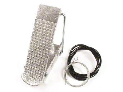 Mr. Gasket Pedal Kit with Throttle Cable; Standard Pedal/Throttle; 48 in. Cable; - 3842G
