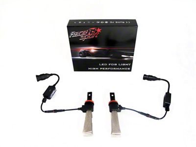 Race Sport Lighting Penetrator H10 LED Fanless Conversion Upgrade Kit for Fog Lights 6500K - H10LEDFOG