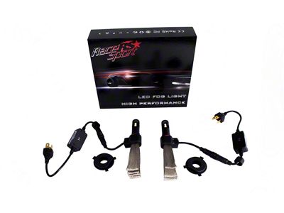 Race Sport Lighting Penetrator H4 LED Fanless Conversion Upgrade Kit for Fog Lights 6500K - RSH4LEDFOG