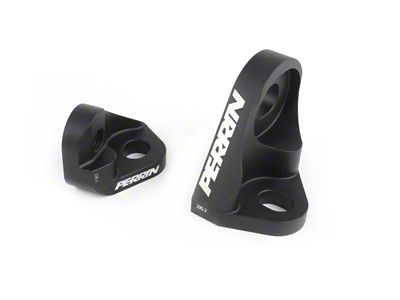 Perrin Performance 15-20 Subaru WRX Turbo Bracket 2pc Kit - PSP-EXT-235BK