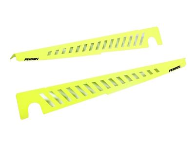 Perrin Performance 22-23 Subaru WRX Fender Shroud Set - Neon Yellow - PSP-ENG-551NY