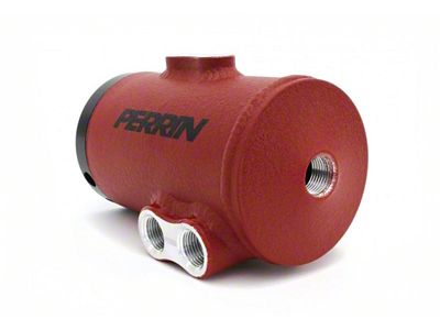 Perrin Performance 02-14 Subaru WRX/STI with FMIC Red Air Oil Separator - PSP-ENG-607RD
