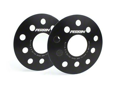 Perrin Performance Subaru 5x114.3/5x100 3mm Slip-On Wheel Spacers - w/ 56mm - PSP-WHL-103BK