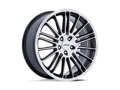 Petrol P1D Gloss Black with Machined Face Wheel; 18x8; 40mm Offset
