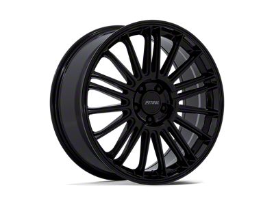 Petrol P1D Gloss Black Wheel; 19x8; 40mm Offset; 5x112mm Bolt Pattern; 72.56mm Hub Bore