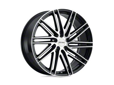 Petrol P1C Gloss Black with Machined Face Wheel; 19x8; 40mm Offset
